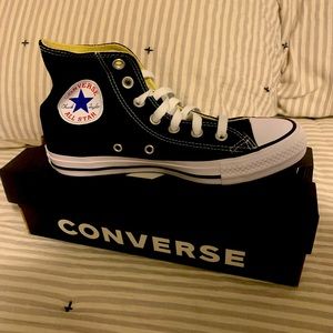 New in box. Converse Hi Tops.  6.5 womens / 4.5 mens